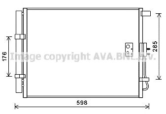 AVA QUALITY COOLING hy5373d -  Конденсатор, кондиционер
